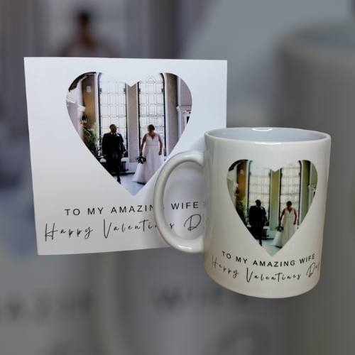 Valentine's Bundle - Personalised Mug & Card