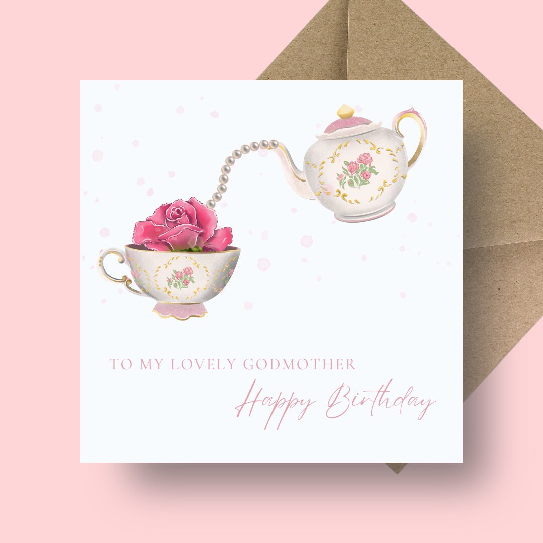 Birthday Card - A Lovely Cup of Tea