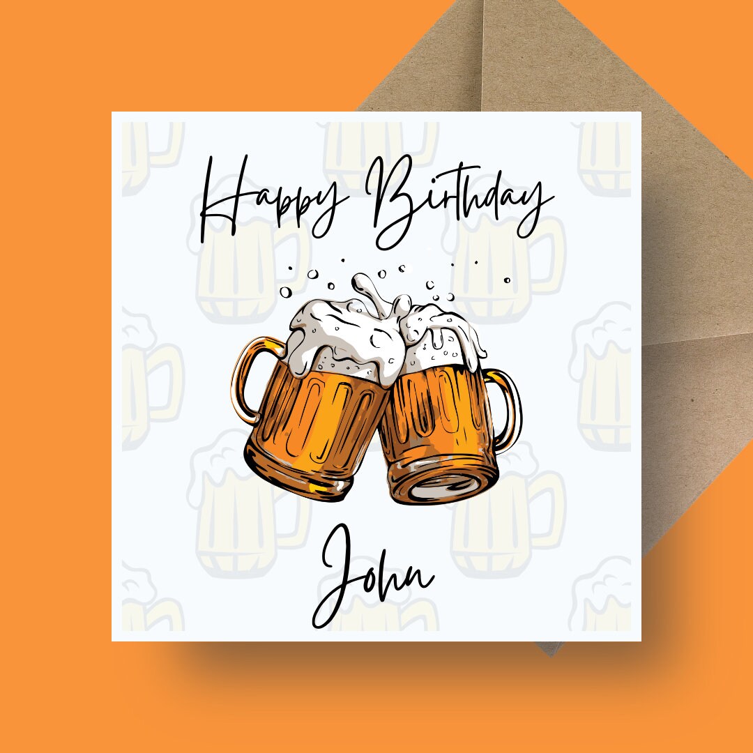 Birthday Card - Birthday Pints