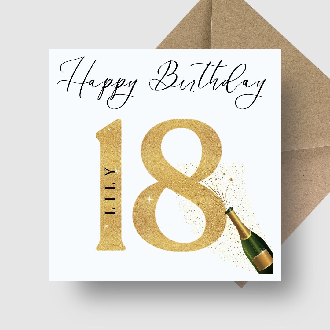 Birthday Card - All That Gold