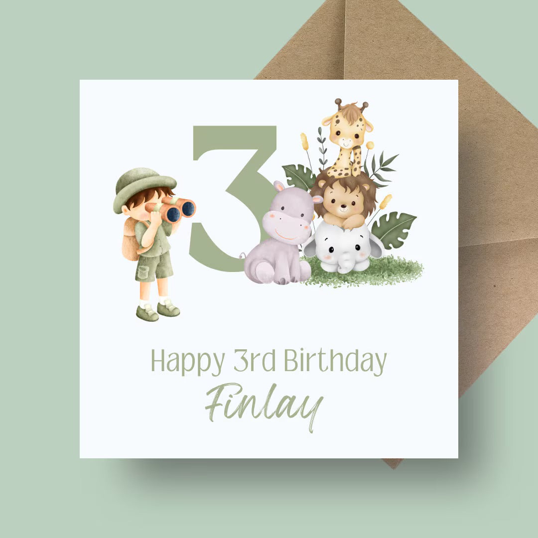 Birthday Card - Wild Ones