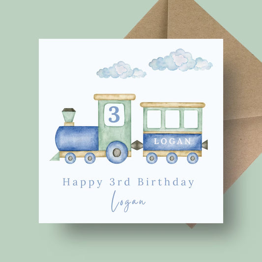 Birthday Card - Choo! Choo!