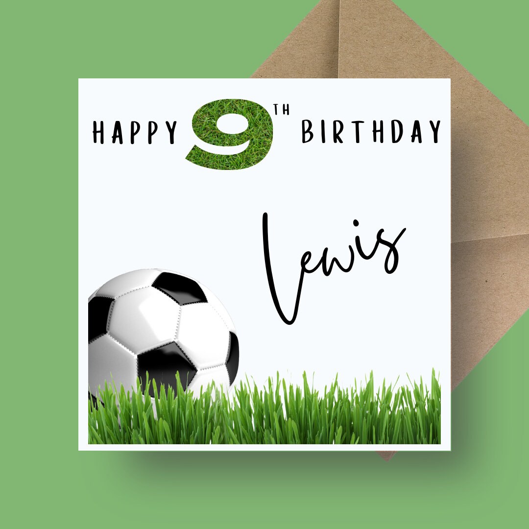 Birthday Card - Football Mad