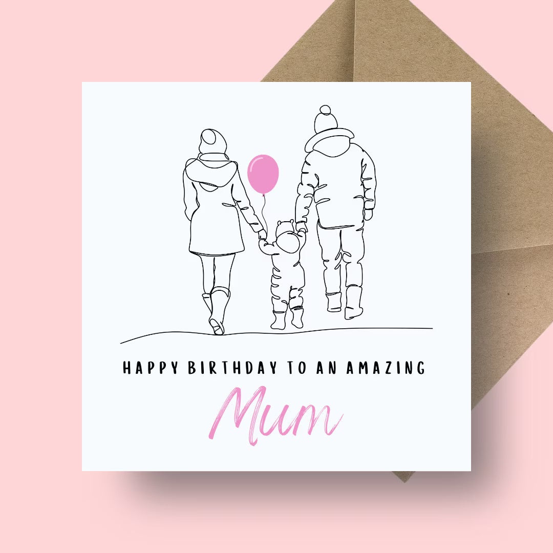 Birthday Card - For You Mum