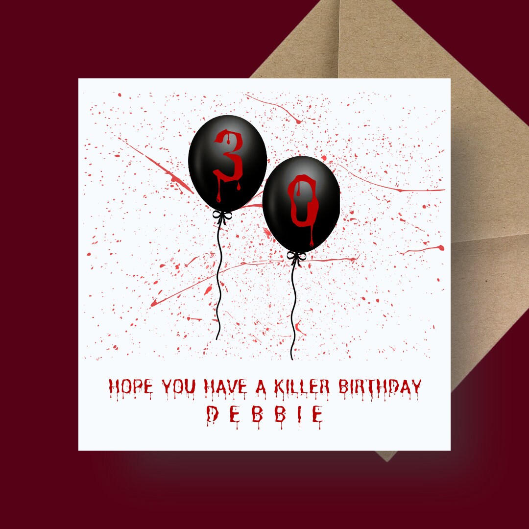 Birthday Card - Killer Birthday