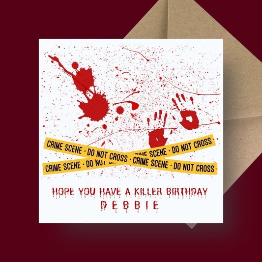 Birthday Card - True Crime