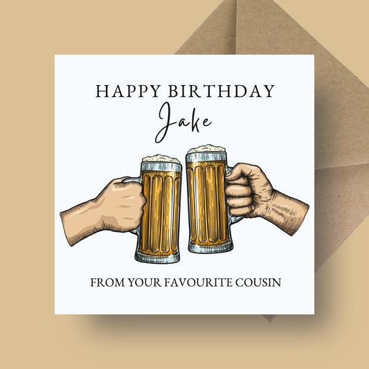 Birthday Card - Cheers To You