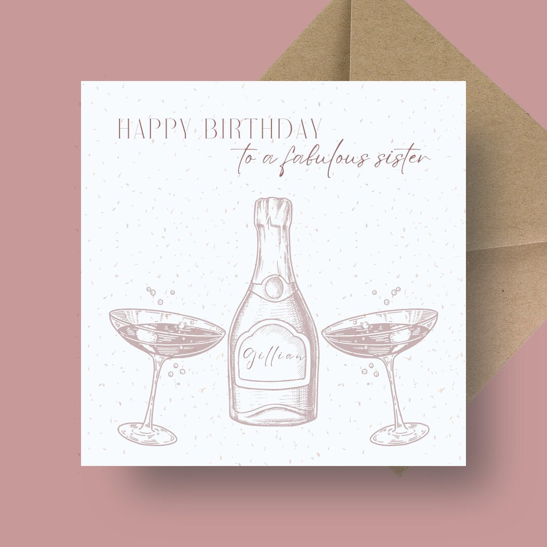 Birthday Card - Cheers To Your Birthday