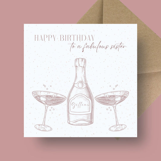 Birthday Card - Cheers To Your Birthday