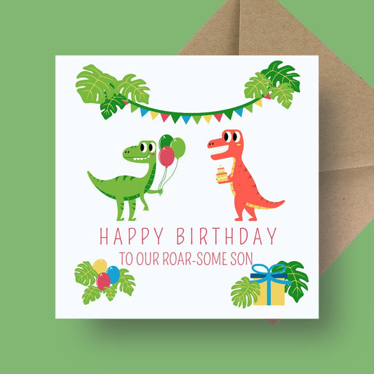 Birthday Card - Roar-Some Birthday