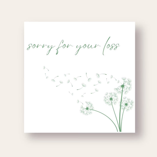 Sympathy Card - Floating In The Wind