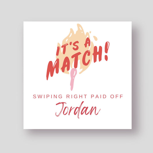 Valentine's Card - Swiping Right