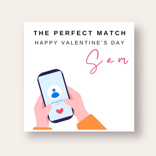 Valentine's Card - Perfect Match