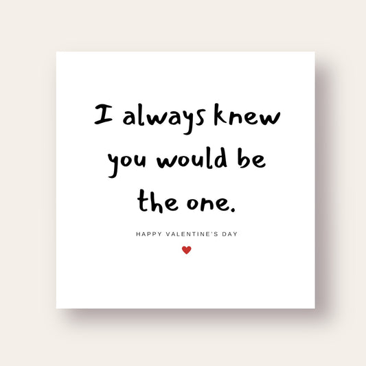 Valentine's Card - Always