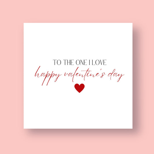 Valentine's Card - I Love...