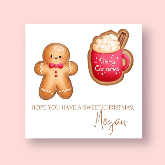 Christmas Card - Gingerbread Man