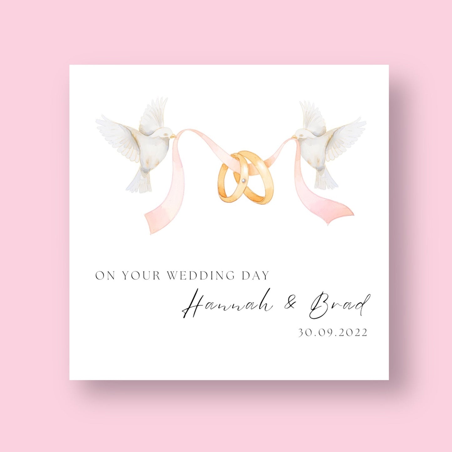 Wedding Card - Peace & Love